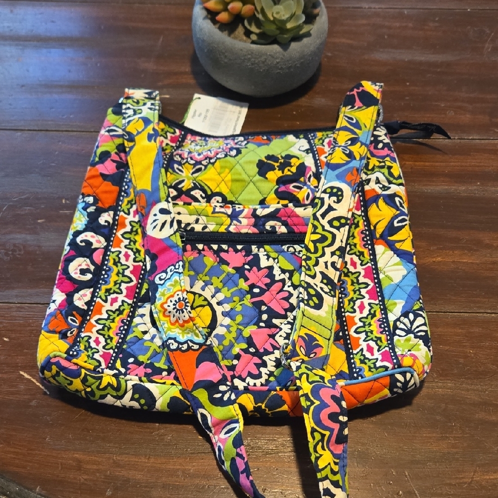 NWT Vera Bradley Hipster Rio Shoulder Tote (Bin 5)